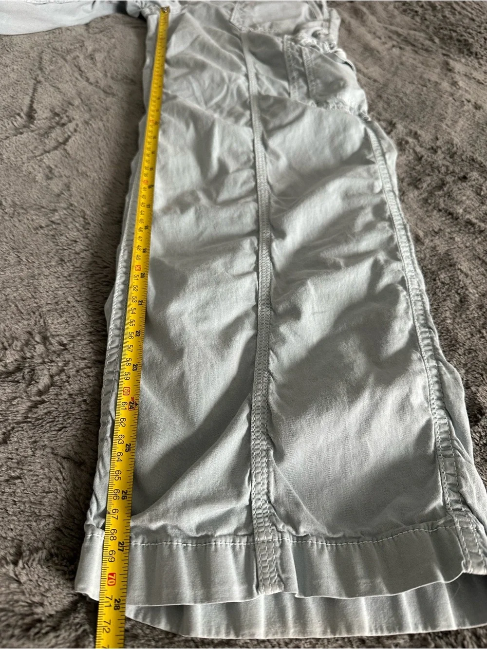 Hollister Women’s Light Blue Cargo Pants - Casual Utility Style